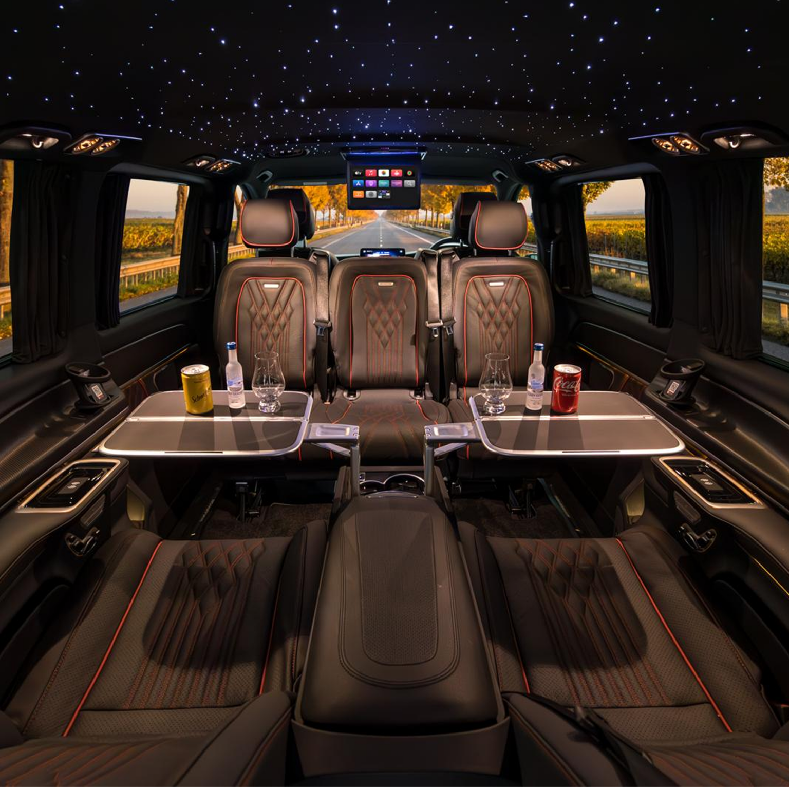 Interior picture of the Mercedes Jet-class